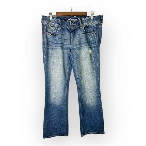 American Eagle Womens size 12 Slim Boot Cut Jeans Stretch - Picture 1 of 8